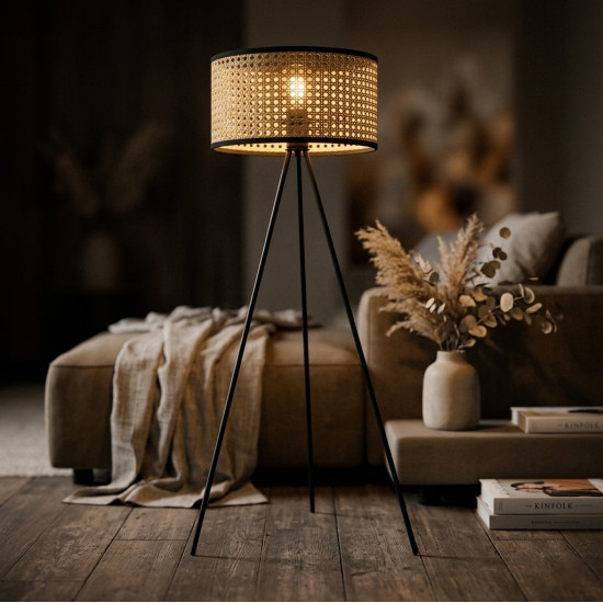 Rattan Floor Lamp